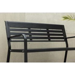 Svea - Layla Tuinbank - 125 Cm - Zwart -VIDAXL Winkel 013f570705854053aa6e92c1a0e6dba5