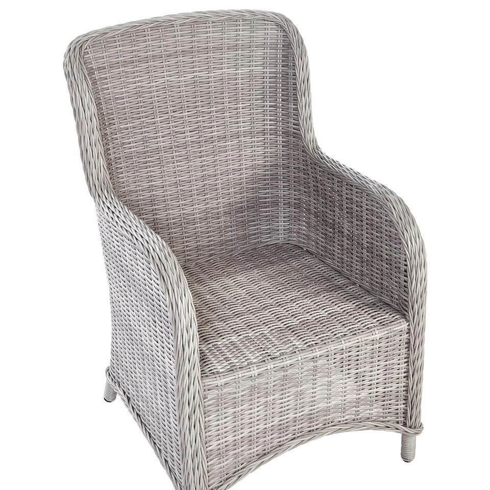 CASCAIS - Tuinstoel Set Van 2 - Beige - PE Rotan 11 CASCAIS - Tuinstoel Set Van 2 - Beige - PE Rotan - Afbeelding 9