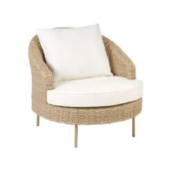 ARCILLE - Tuinstoel - Natuurlijk - PE Rotan -VIDAXL Winkel 025daeb99157469e8cc0d03110cf7e94