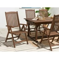 AMANTEA - Tuinstoel - Donkere Houtkleur - Acaciahout 15 AMANTEA - Tuinstoel - Donkere Houtkleur - Acaciahout -VIDAXL Winkel 03e28a1b493d4c87a98a269699a1c317