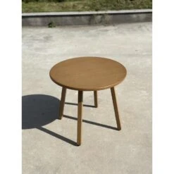Sens-Line - Porto Sidetable ø58cm - Aluminium - Houtpatroon -VIDAXL Winkel 048e105b888f4f358274695abc3e06bd