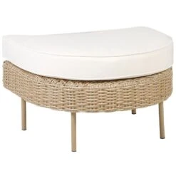 ARCILLE - Tuinstoel - Natuurlijk - PE Rotan -VIDAXL Winkel 04b16d5a74914c69a29519cd0e59adb8