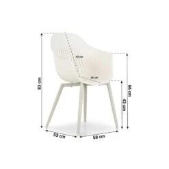 Tuinset 4 Personen 160 Cm Kunststof Taupe Lifestyle Garden Furniture -VIDAXL Winkel 053f5b72cf1f4d359e3a3a72ad2ade05