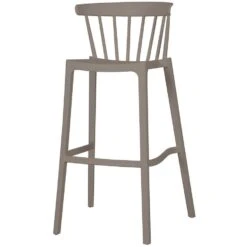 WOOOD Bliss Barstoelen Buiten - Kunststof - Taupe - Set Van 2 -VIDAXL Winkel 0bb8f965092a4500be686b28949cc24a