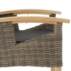 Tectake Wicker Stoel Rosarno, Natuur -VIDAXL Winkel 0d7cb0580cf241358ed83eedab40d45d