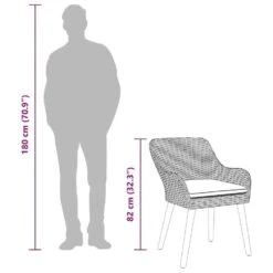 VidaXL - Tuinstoel - Zwart - Poly Rattan - 55 X 62.5 X 82cm -VIDAXL Winkel 0e3ec3c0e0f04f6fa3dc9d29644f10cd