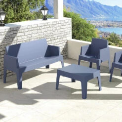 Garden Impressions Box Tuinbank L138 Cm The Original - Antraciet -VIDAXL Winkel 1000003176 0102