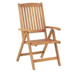 Beliani Tuintafelset JAVA - Lichte Houtkleur Acaciahout -VIDAXL Winkel 1000004627 0103