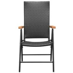 VidaXL Tuinstoelen Stapelbaar 2 St Poly Rattan Zwart 8 VidaXL Tuinstoelen Stapelbaar 2 St Poly Rattan Zwart -VIDAXL Winkel 1000006231 0102