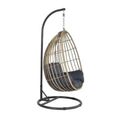 Garden Impressions Hangstoel Panama Hangstoel Ei - Natural Rotan -VIDAXL Winkel 1000009439 0103