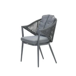 Garden Impressions Kyra Tuinstoel Mystic Grijs - 2 Stuks -VIDAXL Winkel 1000009445 0102