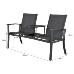 VDG Tete-a-Tete Aluminium Tuinbank Felix -VIDAXL Winkel 1000031698 0101