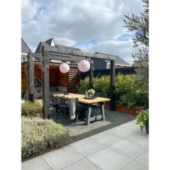 VDG Jasmine Dining Tuinstoel - Black -VIDAXL Winkel 1000031706 0103