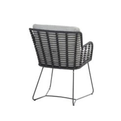 4 Seasons Outdoor Fabrice Lounge Dining Stoel - Donker Grijs -VIDAXL Winkel 1000035577 0103