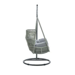 Garden Impressions Panama Hangstoel Swing Egg - Mystic Grijs -VIDAXL Winkel 1000035641 0103