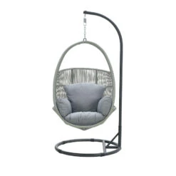 Garden Impressions Panama Hangstoel Swing Egg - Mystic Grijs -VIDAXL Winkel 1000035641 0104