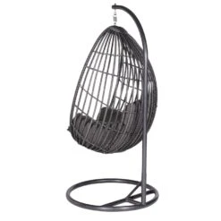 Garden Impressions Panama Hangstoel Ei - Donker Grijs -VIDAXL Winkel 1000035642 0103