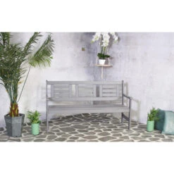 SenS-Line Boulogne Tuinbank - Grenenhout - Grijs -VIDAXL Winkel 1000038275 0103