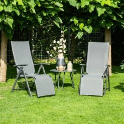 Garden Impressions Sol Relax Tuinstoel - Zwart 7 Garden Impressions Sol Relax Tuinstoel - Zwart -VIDAXL Winkel 1000040789 0102