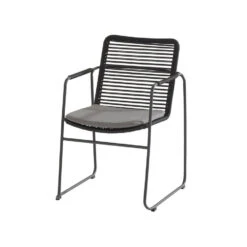 4 Seasons Outdoor Elba Stapelbare Tuinstoel - Donker Grijs 7 4 Seasons Outdoor Elba Stapelbare Tuinstoel - Donker Grijs -VIDAXL Winkel 1000040793 0102