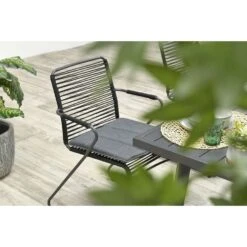 Garden Impressions Mason Stapelbare Tuinstoel - Zwart -VIDAXL Winkel 1000040799 0102