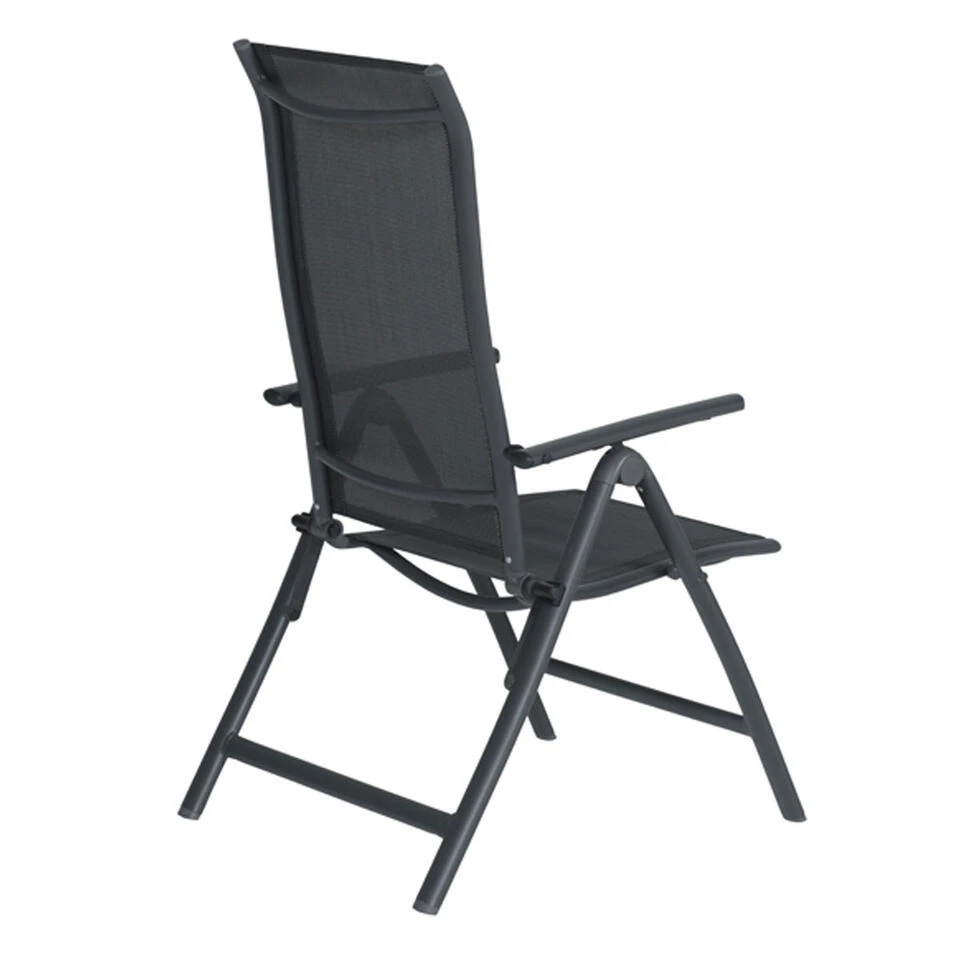 Garden Impressions Santos Verstelbare Tuinstoel - Donker Grijs 6 Garden Impressions Santos Verstelbare Tuinstoel - Donker Grijs - Afbeelding 4