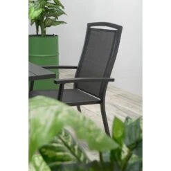 Garden Impressions Rosa Tuinstoel Verstelbaar - Antraciet -VIDAXL Winkel 1000040803 0102