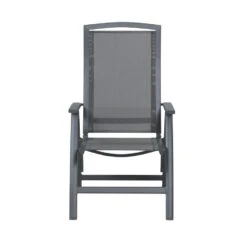Garden Impressions Rosa Tuinstoel Verstelbaar - Antraciet -VIDAXL Winkel 1000040803 0103