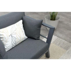 Garden Impressions Hiko Lounge Tuinstoel - Donker Grijs -VIDAXL Winkel 1000040934 0102