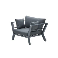 Garden Impressions Hiko Lounge Tuinstoel - Donker Grijs -VIDAXL Winkel 1000040934 0103