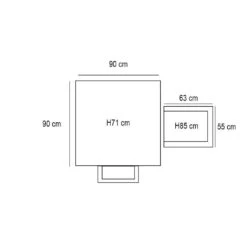 Garden Impressions Ross Tuinset 5delig Koper - Mina Tuintafel 90x90 Cm 8 Garden Impressions Ross Tuinset 5delig Koper - Mina Tuintafel 90x90 Cm -VIDAXL Winkel 1000041232 0103