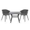 Garden Impressions Lexy Tuinset 3-delig D. Grijs - Mina Tuintafel 2 Garden Impressions Lexy Tuinset 3-delig D. Grijs - Mina Tuintafel -VIDAXL Winkel 1000041235