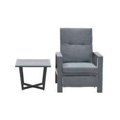 Garden Impressions Marsala Relax Loungestoel - Kent Bijzettafel -VIDAXL Winkel 1000042582 0102