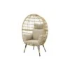 VDG Lola Egg Relaxstoel - Natural Sand -VIDAXL Winkel 1000042586