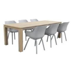 Hartman Sophie Element Misty Grey/Rome Grey 240 Cm. Tuinset - 7-delig