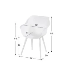 Hartman Tuinset Met Yasmani Tuintafel White 9 Hartman Tuinset Met Yasmani Tuintafel White -VIDAXL Winkel 1000045619 0103