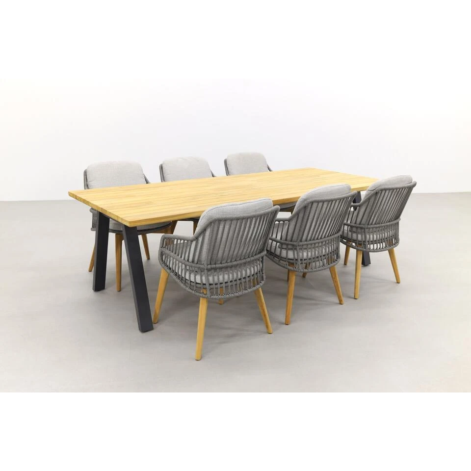 4 Seasons Sempre/Ambassador 240x100 Cm. Tuinset - 7 Delig 5 4 Seasons Sempre/Ambassador 240x100 Cm. Tuinset - 7 Delig - Afbeelding 3