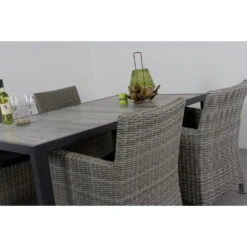 Hartman Tanger Tuintafel Met Wicker Tuinset -VIDAXL Winkel 1000045685 0103