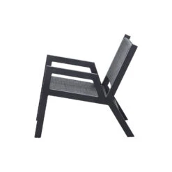WOOOD Pem Fauteuil Outdoor - Aluminium - Zwart - Set Van 2 -VIDAXL Winkel 1000047924 0102