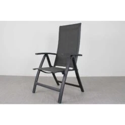 VDG Corsica Verstelbare Tuinstoel - Antraciet -VIDAXL Winkel 1000048048 0102