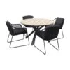 4 Seasons Accor Antraciet/ GI Edison 122 Cm. - Ronde Tuinset 1 4 Seasons Accor Antraciet/ GI Edison 122 Cm. - Ronde Tuinset -VIDAXL Winkel 1000048277