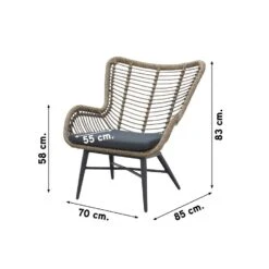 Jasmine Loungestoel - Natural 7 Jasmine Loungestoel - Natural -VIDAXL Winkel 1000048692 0101