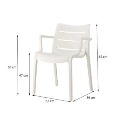 Scab Sunset Tuinstoel - Ivoor 5 Scab Sunset Tuinstoel - Ivoor -VIDAXL Winkel 1000048774 0101