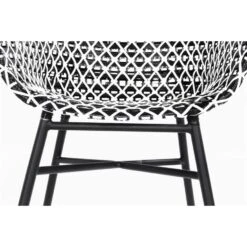 Hartman Delphine Dining Stoel White - Black -VIDAXL Winkel 1000048786 0102