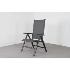 Suns New Castle Verstelbare Tuinstoel - Antraciet 8 Suns New Castle Verstelbare Tuinstoel - Antraciet -VIDAXL Winkel 1000048819 0102