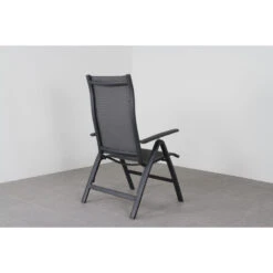 Suns New Castle Verstelbare Tuinstoel - Antraciet 9 Suns New Castle Verstelbare Tuinstoel - Antraciet -VIDAXL Winkel 1000048819 0103