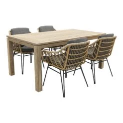 4 Seasons Cottage/Allure Rome Grey 170 Cm. Tuinset - 5-delig