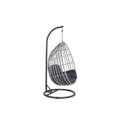 Garden Impressions Panama Swing Egg Hangstoel - Cloudy Grey -VIDAXL Winkel 1000050055 0102