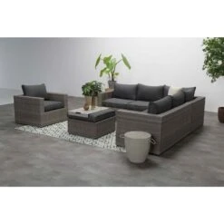 Garden Impressions Altea Lounge Tuinstoel - Grijs -VIDAXL Winkel 1000052350 0102