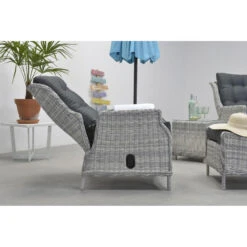 Garden Impressions Santa Rosa Relax Lounge Tuinstoelen - Grijs -VIDAXL Winkel 1000052351 0103